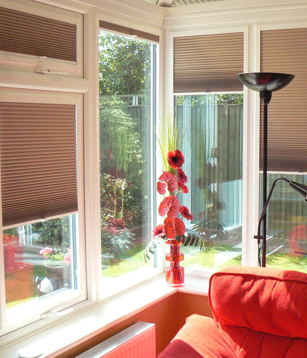  pleated blinds, sleek design, narrow, width and height, dublin